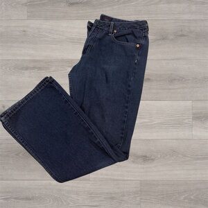 Tommy Hilfiger Denim with Red and White Logo Size 32 Y2K Jeans Bootcut